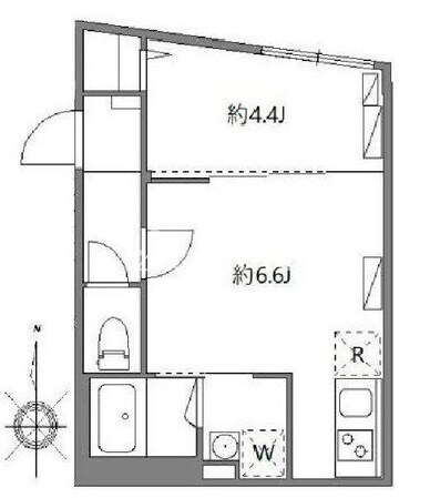 ソラシアレジデンス早稲田の物件間取画像